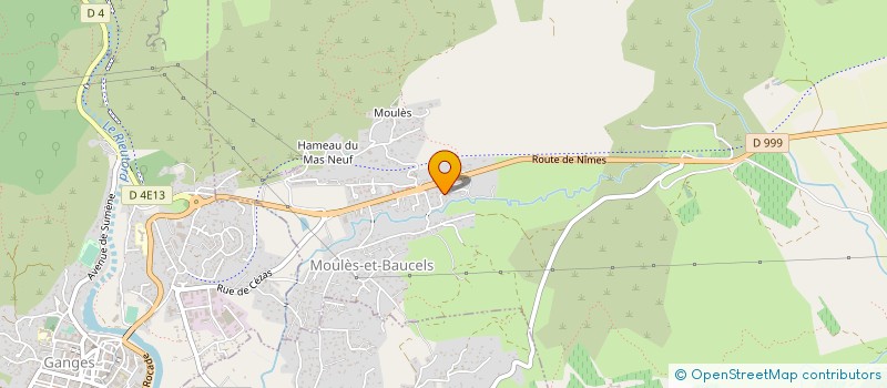 localisation de l'entreprise ACLPRO  MOULES-ET-BAUCELS