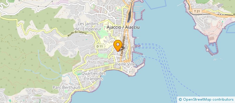 localisation de l'entreprise ACLSTEF à AJACCIO