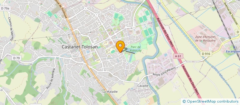 localisation de l'entreprise ACM 31  CASTANET-TOLOSAN