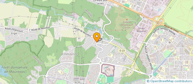 localisation de l'entreprise ACM  ELANCOURT