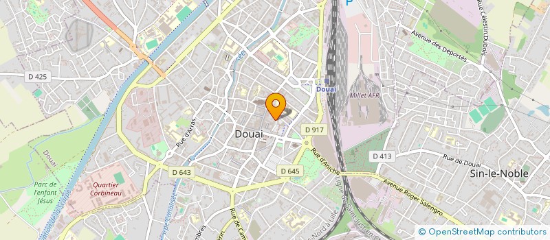 localisation de l'entreprise ACM à DOUAI
