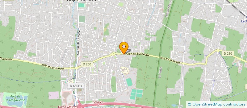 localisation de l'entreprise ACM à GUJAN-MESTRAS