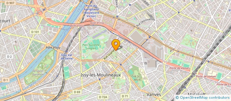 localisation de l'entreprise ACM à ISSY-LES-MOULINEAUX