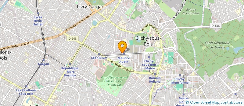 localisation de l'entreprise ACM à CLICHY-SOUS-BOIS