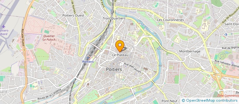 localisation de l'entreprise ACM  POITIERS