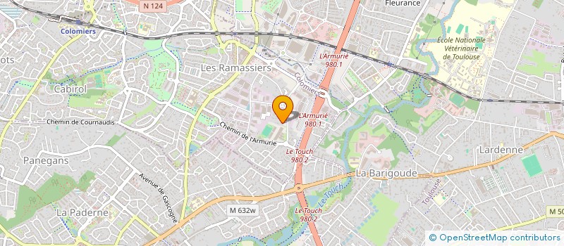 localisation de l'entreprise ACM à COLOMIERS