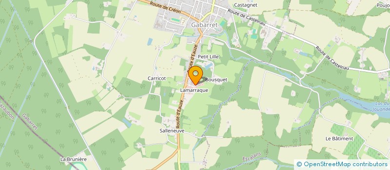 localisation de l'entreprise ACM  GABARRET