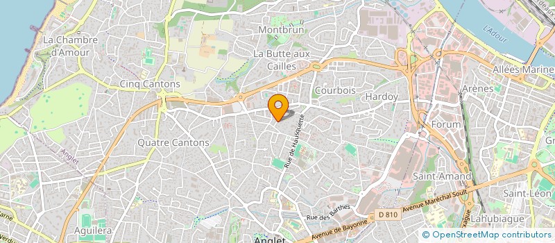 localisation de l'entreprise ACM à ANGLET