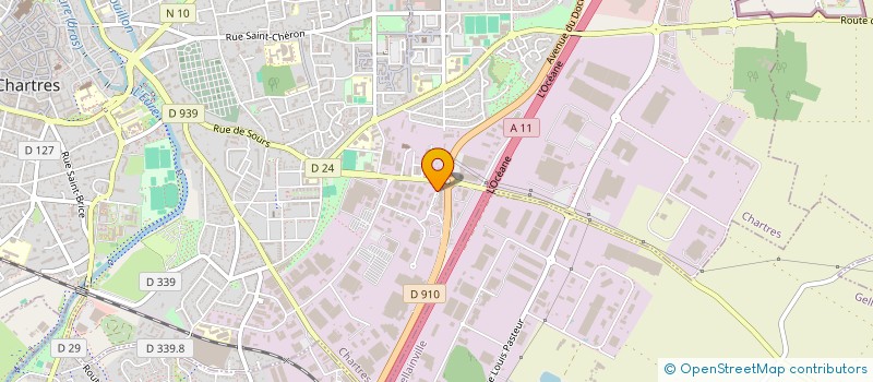 localisation de l'entreprise ACM à CHARTRES