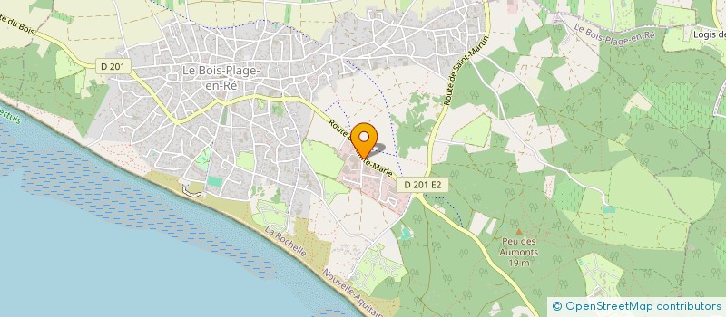 localisation de l'entreprise ACM  LE BOIS-PLAGE-EN-RE