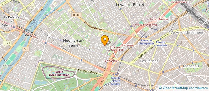 localisation de l'entreprise ACM ADVISORY à NEUILLY-SUR-SEINE