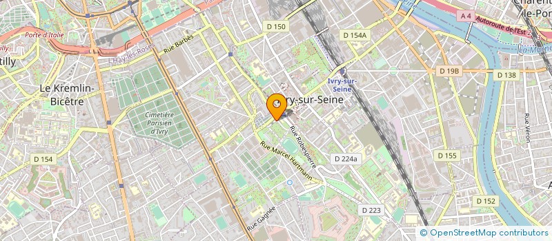 localisation de l'entreprise ACM  AIDE A LA CREATION MUSICALE  IVRY-SUR-SEINE