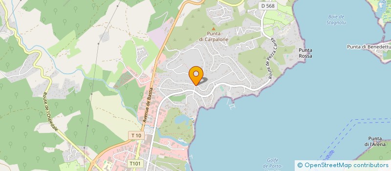 localisation de l'entreprise ACM ASSAINISSEMENT à PORTO-VECCHIO