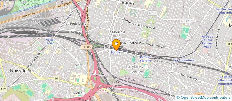 localisation de l'entreprise ACM AUTOMATISME à BONDY