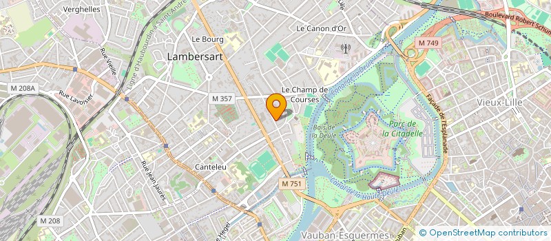 localisation de l'entreprise ACM CONSEIL à LAMBERSART