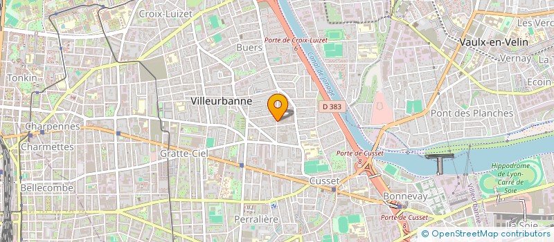 localisation de l'entreprise ACM CONSEIL  VILLEURBANNE