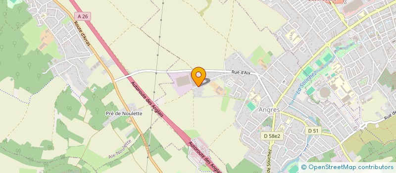 localisation de l'entreprise ACM CONSEILS à ANGRES