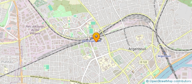 localisation de l'entreprise ACM CONSULT  ARGENTEUIL