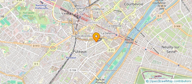 localisation de l'entreprise ACM CONSULTING  PUTEAUX