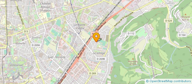 localisation de l'entreprise ACM CORPORATE à SAINT-MARTIN-D'HERES