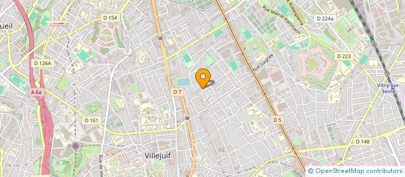 localisation de l'entreprise ACM COUVERTURE à VITRY-SUR-SEINE