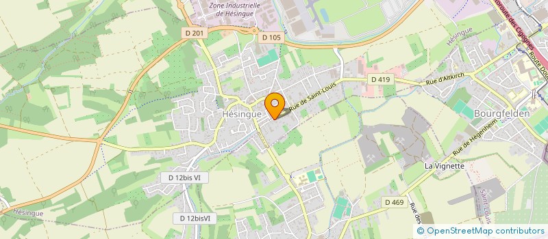 localisation de l'entreprise ACM ENERGIE  HESINGUE