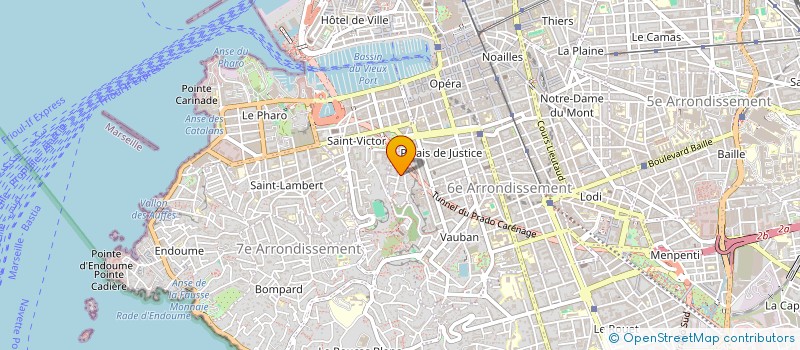 localisation de l'entreprise ACM EXPERTISES à MARSEILLE