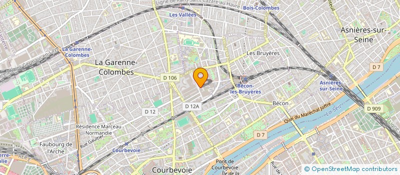 localisation de l'entreprise ACM FILMS à COURBEVOIE
