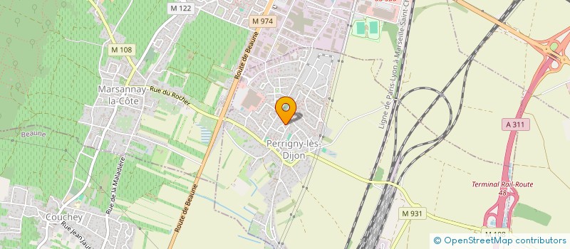 localisation de l'entreprise ACM IMMO  PERRIGNY-LES-DIJON