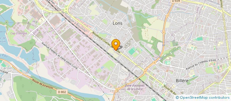 localisation de l'entreprise ACM LUMINAIRE à LONS