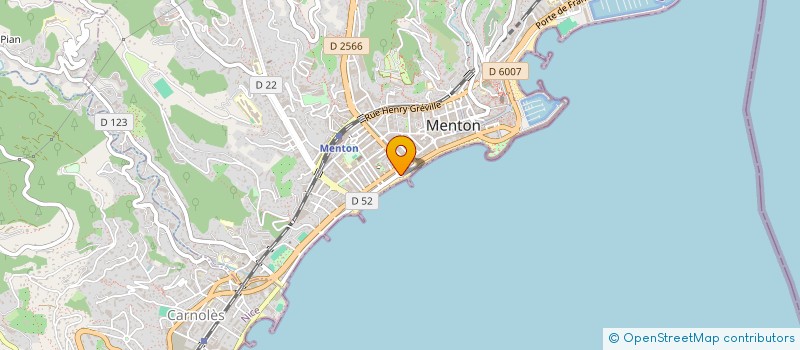 localisation de l'entreprise ACM MEDITERRANEE à MENTON