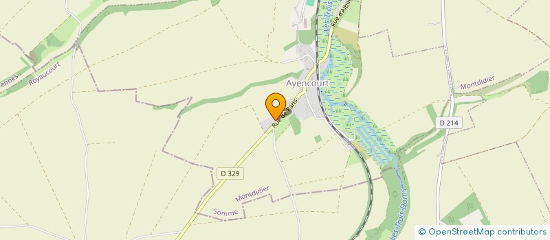 localisation de l'entreprise ACM MOTOCULTURE  AYENCOURT