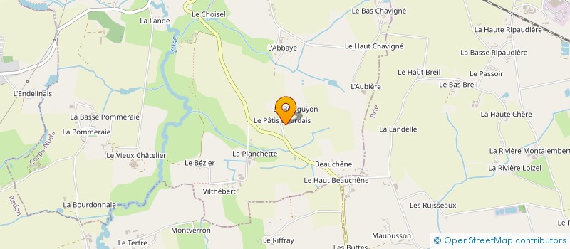 localisation de l'entreprise ACM PIEL  CORPS-NUDS