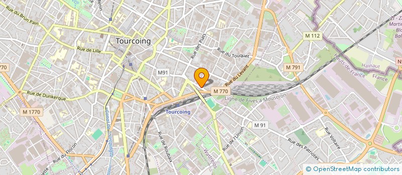 localisation de l'entreprise ACM PRO  TOURCOING