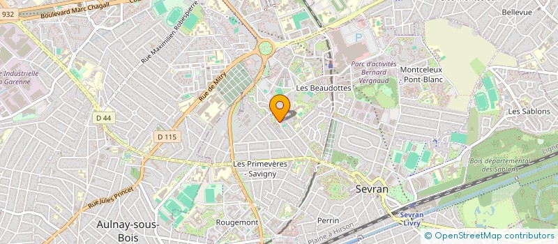 localisation de l'entreprise ACM SEMEDO à SEVRAN