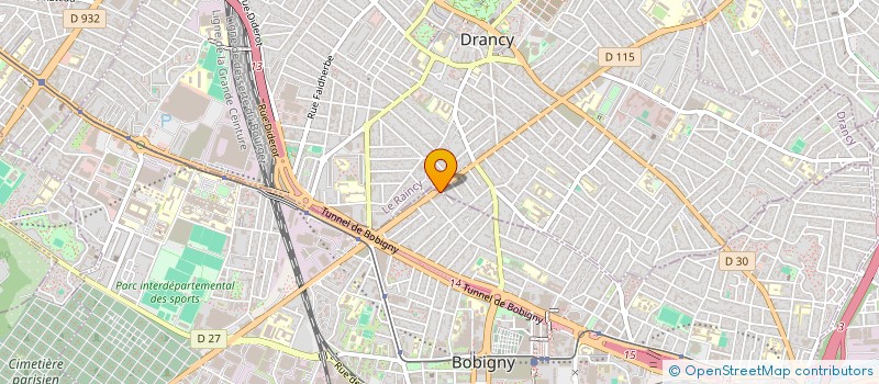 localisation de l'entreprise ACM SERVICES à DRANCY