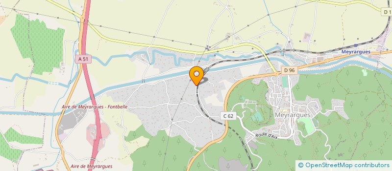 localisation de l'entreprise ACM TAXI AIXOIS  MEYRARGUES