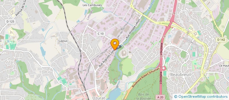 localisation de l'entreprise ACM TECHNOLOGIE à LIMOGES