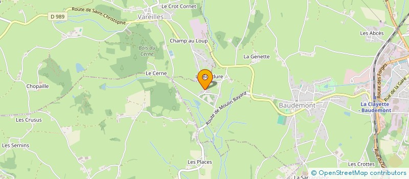 localisation de l'entreprise ACM TOITURE  GIBLES