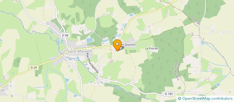 localisation de l'entreprise ACM VAL DE BRAYE  SAINT-MAIXENT