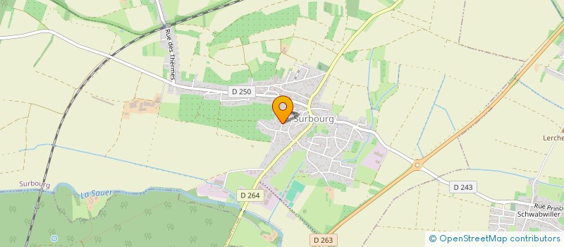 localisation de l'entreprise ACM2  SURBOURG