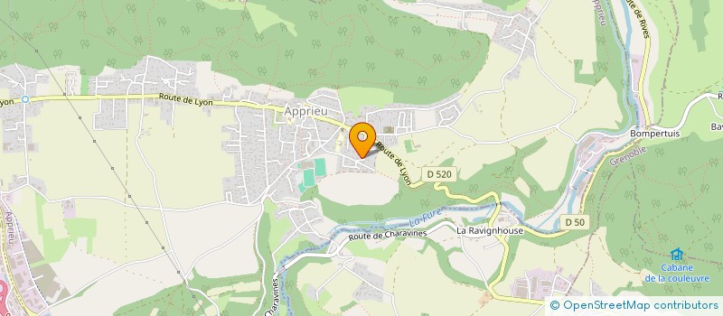 localisation de l'entreprise ACM38  APPRIEU