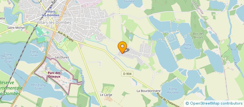 localisation de l'entreprise ACM3S à VILLARS-LES-DOMBES