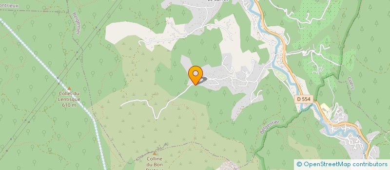 localisation de l'entreprise ACM83  BELGENTIER