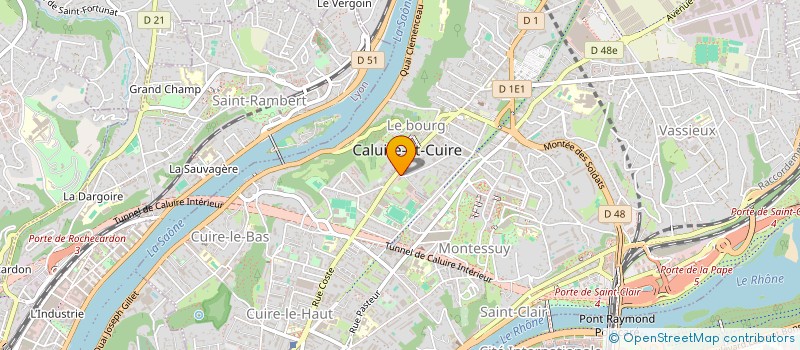 localisation de l'entreprise ACMA  CALUIRE-ET-CUIRE