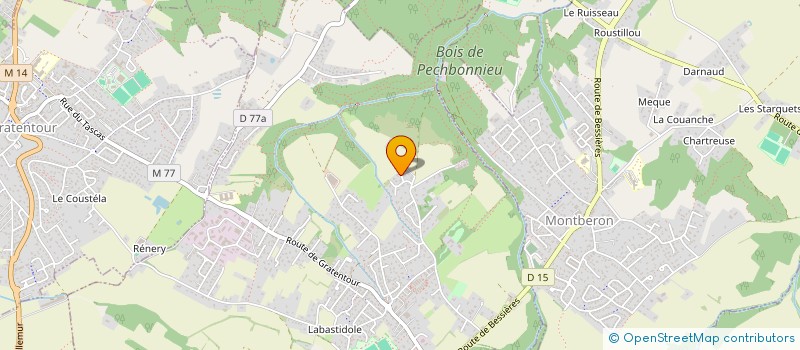 localisation de l'entreprise ACMA AGCEMENT CONSTRUC MAIS ABORDS  PECHBONNIEU