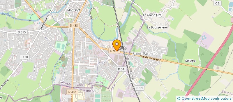 localisation de l'entreprise ACMA FRANCE OLEOSYNTHESE à ALENCON