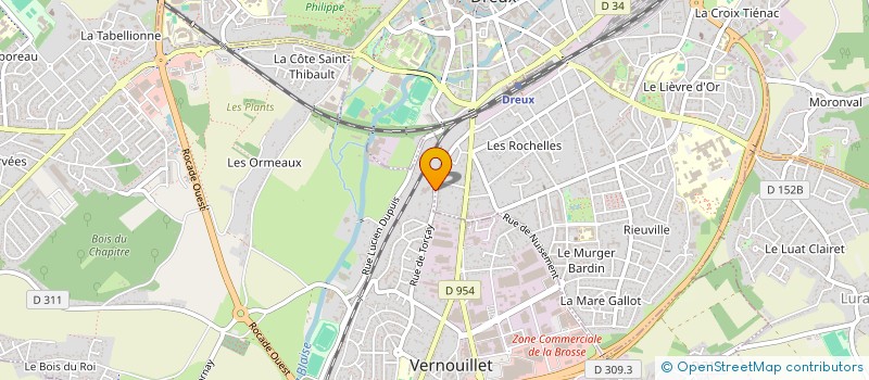 localisation de l'entreprise ACMA-HOUDA à VERNOUILLET