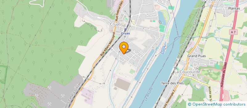 localisation de l'entreprise ACMA IMMOBILIER  CRUAS