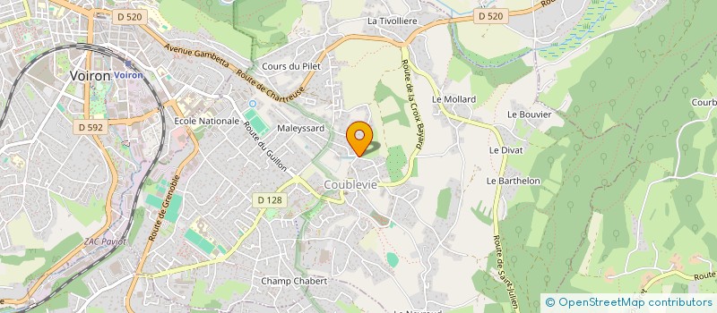 localisation de l'entreprise ACMAP  COUBLEVIE